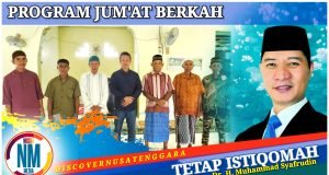 Giliran Masjid Nurul Qamariah Dompu Dibantu HMS