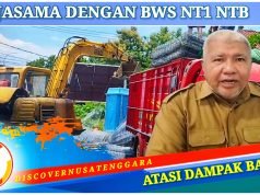 BPBD Sumbawa Salurkan Bantuan Bronjong