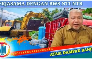 BPBD Sumbawa Salurkan Bantuan Bronjong