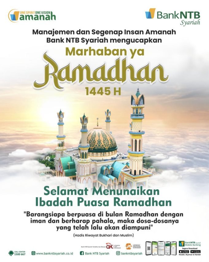 BANK NTB SYARIAH : MARHABAN YA RAMADHAN 1445 H