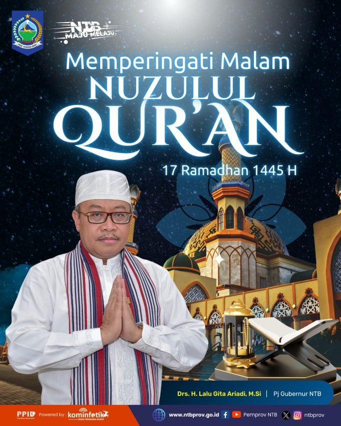 MEMPERINGATI MALAM NUZULUL QUR’AN 17 RAMADHAN 1445 H