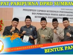 Bupati Sumbawa Sampaikan LKPJ 2023