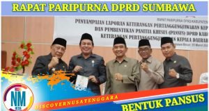 Bupati Sumbawa Sampaikan LKPJ 2023