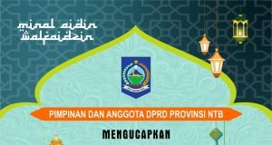 KELUARGA BESAR DPRD NTB : “SELAMAT IDUL FITRI 1445 H”