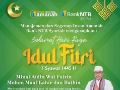 BANK NTB SYARIAH : “SELAMAT IDUL FITRI 1445 H”