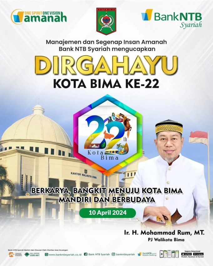 BANK NTB SYARIAH : “DIRGAHAYU KOTA BIMA KE-22”