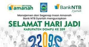 BANK NTB SYARIAH : “SELAMAT HARI JADI DOMPU KE-209”