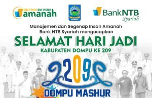 BANK NTB SYARIAH : “SELAMAT HARI JADI DOMPU KE-209”