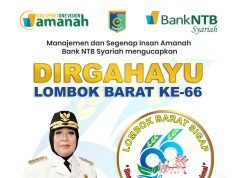 BANK NTB SYARIAH : DIRGAHAYU LOMBOK BARAT KE-66