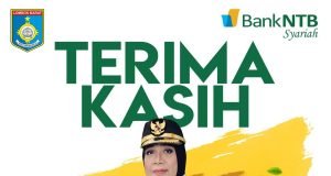 KELUARGA BESAR BANK NTB SYARIAH : TERIMAKASIH HJ SUMIATUN DAN SELAMAT ATAS DILANTIKNYA H ILHAM