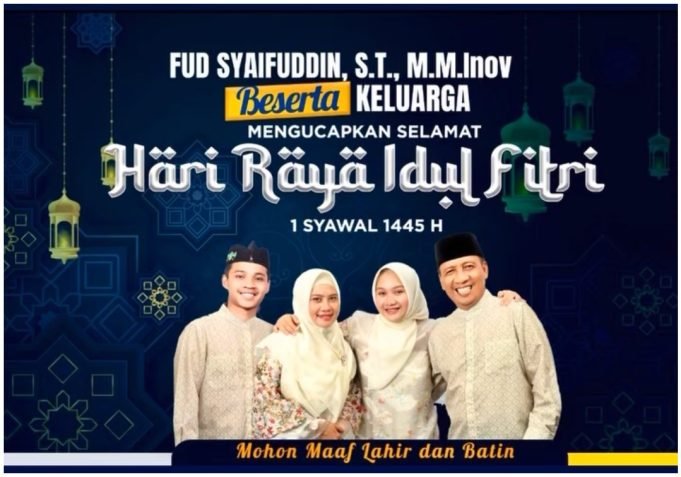 WAKIL BUPATI KSB FUD SYAIFUDDIN : “SELAMAT IDUL FITRI 1445 H”