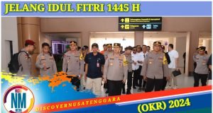 Kapolres Loteng Dampingi Kapolda NTB Cek Kesiapan “Poster” Bandara Lombok