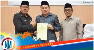 Empat Ranperda Pemda Sumbawa Tahun 2023 Diparipurnakan
