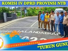 Baru Diresmikan Jokowi, Jalan Inpres di Lombok Barat Rusak