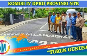Baru Diresmikan Jokowi, Jalan Inpres di Lombok Barat Rusak