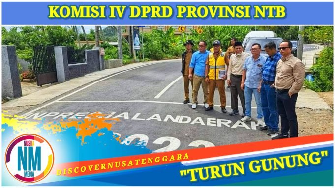 Baru Diresmikan Jokowi, Jalan Inpres di Lombok Barat Rusak