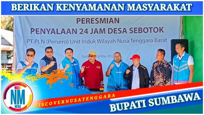 Penyalaan Listrik 24 Jam Desa Sebotok Diresmikan