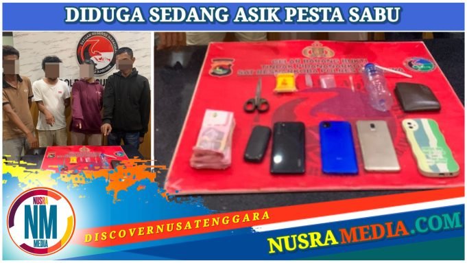 Satu Wanita dan Tiga Pria Diamankan Polisi