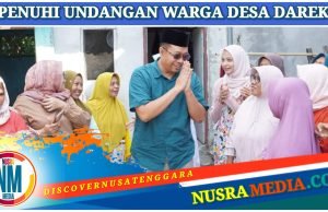 Disambut Antusias Masyarakat Lombok Tengah, Bang Zul Juga Terima Keluhan Soal Sampah