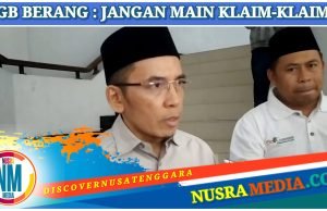 TGB Sebut Rohmi-Firin Tidak Diendors NWDI : “Jangan Main Seruduk”