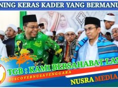 NWDI Tak Dukung Rohmi-Firin, TGB Tegaskan Hanya Dukung Zul-Rohmi Jilid II