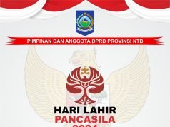 KELUARGA BESAR DPRD NTB : SELAMAT HARI LAHIR PANCASILA 2024