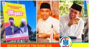 Mulai Panik, Baliho Zul-Suhaili Dirusak