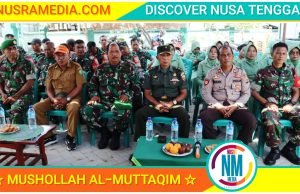Kasdim 1607 Sumbawa Resmikan Mushollah Swadaya Koramil Moyo Hulu