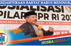 Johan Rosihan Kembali Gelar Sosialisasi 4 Pilar MPR di Sumbawa