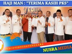 Rahman H Abidin Terima SK DPP PKS Untuk Pilkada Kota Bima