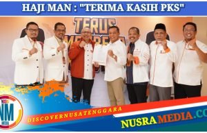 Rahman H Abidin Terima SK DPP PKS Untuk Pilkada Kota Bima
