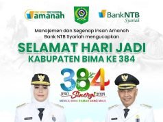 BANK NTB SYARIAH : SELAMAT MILAD KABUPATEN BIMA KE-384