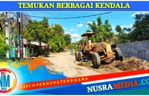 Dinas PUPR Sumbawa Lakukan Perbaikan Jalan Osap Sio