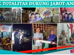 Andi Rusni Sambangi Tim dan Relawannya