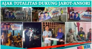 Andi Rusni Sambangi Tim dan Relawannya