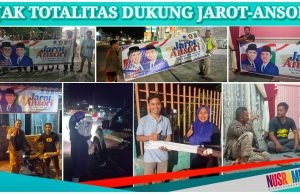Andi Rusni Sambangi Tim dan Relawannya