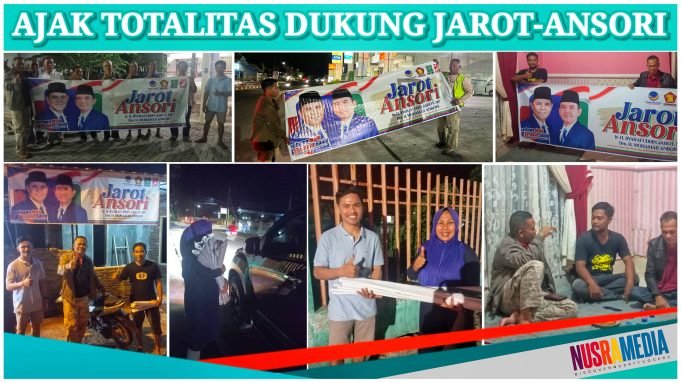 Andi Rusni Sambangi Tim dan Relawannya