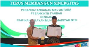 Bank NTB Syariah Teken MoU dengan PW Muhammadiyah NTB