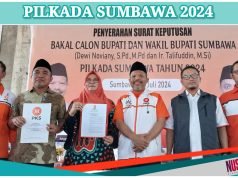 Johan Rosihan Serahkan SK DPP PKS Untuk Novi-Talif