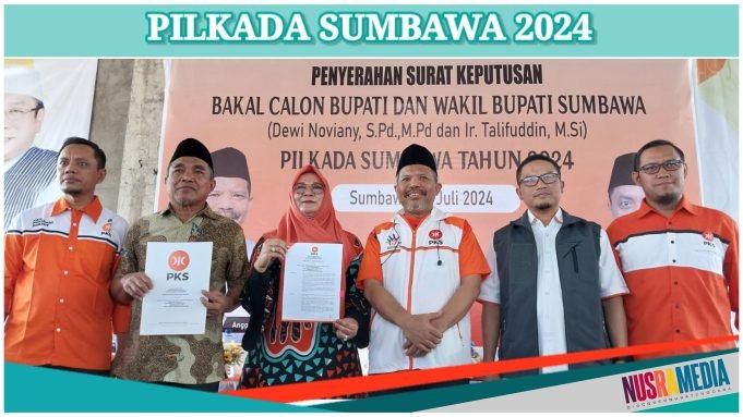 Johan Rosihan Serahkan SK DPP PKS Untuk Novi-Talif