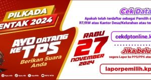 AYO KE TPS : RABU 27 NOVEMBER 2024 !