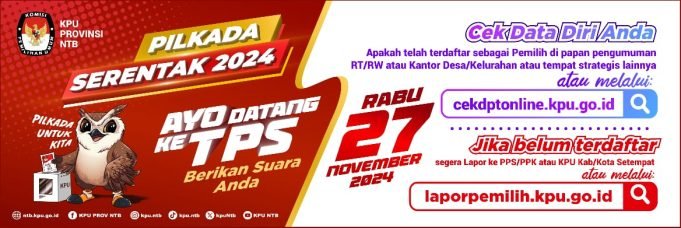 AYO KE TPS : RABU 27 NOVEMBER 2024 !