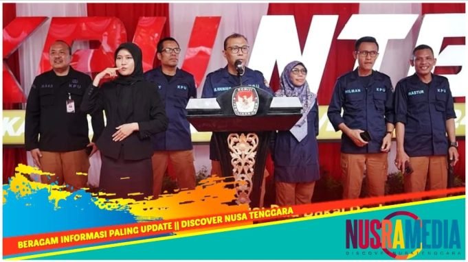 Resmi Daftar KPU NTB, Zul-Uhel dan Rohmi-Firin Diberikan Surat Pengantar