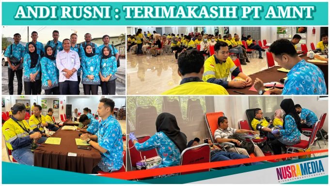 Gandeng PMI Sumbawa, AMNT Gelar Donor Darah Rutin