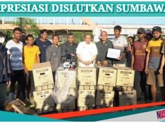 Bupati Sumbawa Serahkan Bantuan Alat Perikanan Bagi Nelayan