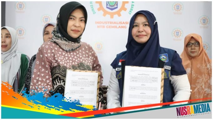 Disperin NTB Teken Kerjasama Perkuat Berbagai Aspek