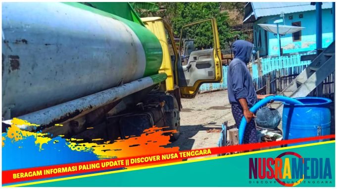 16 Desa Alami Kekeringan, BPBD Sumbawa Distribusikan Air Bersih