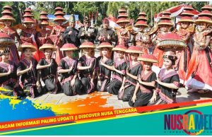 Tarian Kolosal ‘Tembolak Beaq’ Meriahkan HUT RI ke-79 di NTB