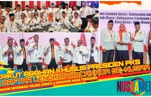 Johan Rosihan Dampingi Presiden PKS Serahkan “Golden Ticket” Untuk Bacakada se-Nusra