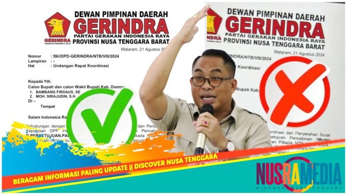 Undangan Rakor Gerindra NTB Dipalsukan